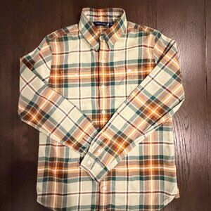 JANIE AND JACK Boys Plaid Long Sleeve Shirt